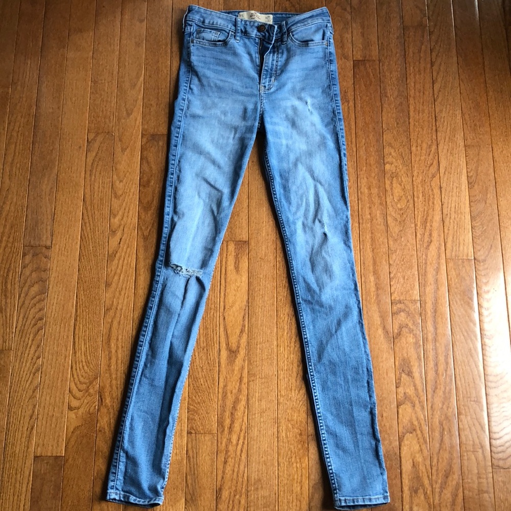 Hollister super skinny high rise jeans 1 1L 25 33